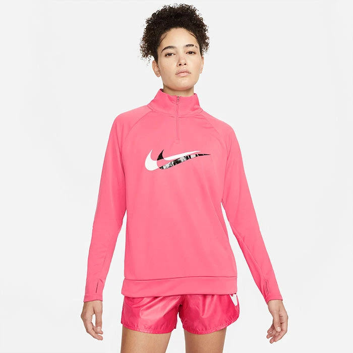 Nike Women's Dri-FITĀ® Swoosh Run Quarter-Zip Midlayer Top