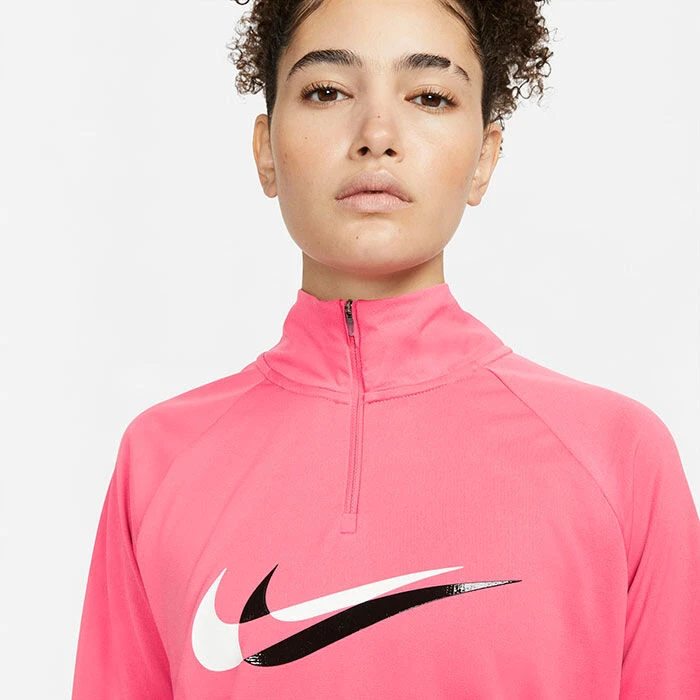 Nike Women's Dri-FITĀ® Swoosh Run Quarter-Zip Midlayer Top - Image 4
