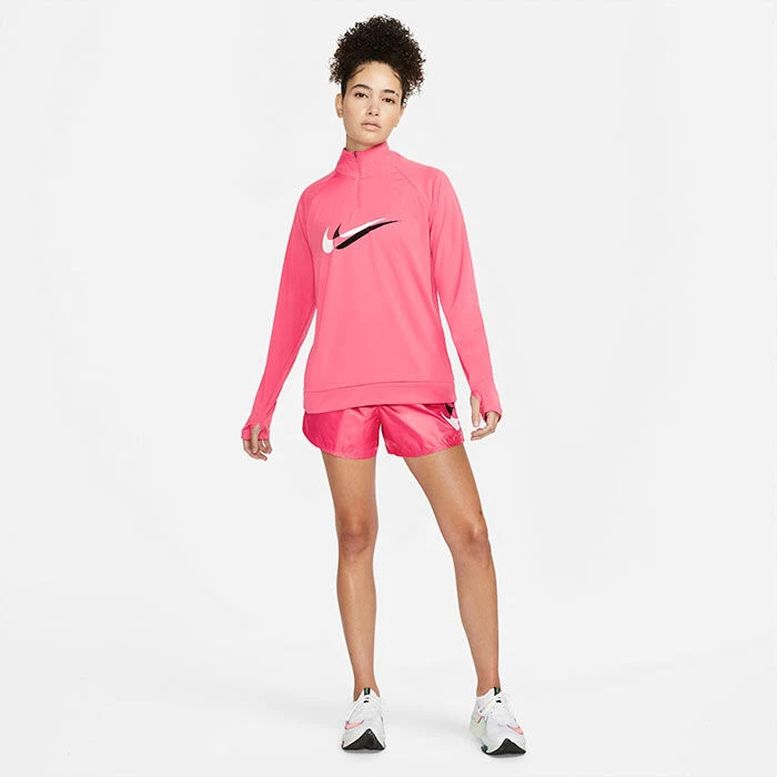 Nike Women's Dri-FITĀ® Swoosh Run Quarter-Zip Midlayer Top - Image 5