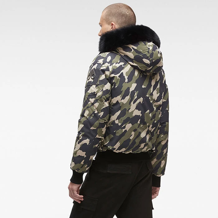 MOOSE KNUCKLES Men's Camo Ballistic Bomber Jacket - Image 2