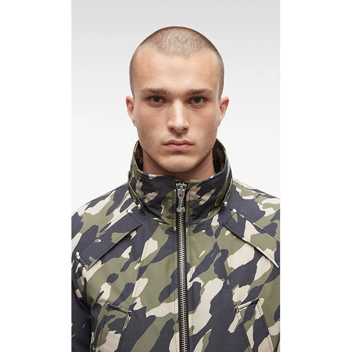 MOOSE KNUCKLES Men's Camo Ballistic Bomber Jacket - Image 4