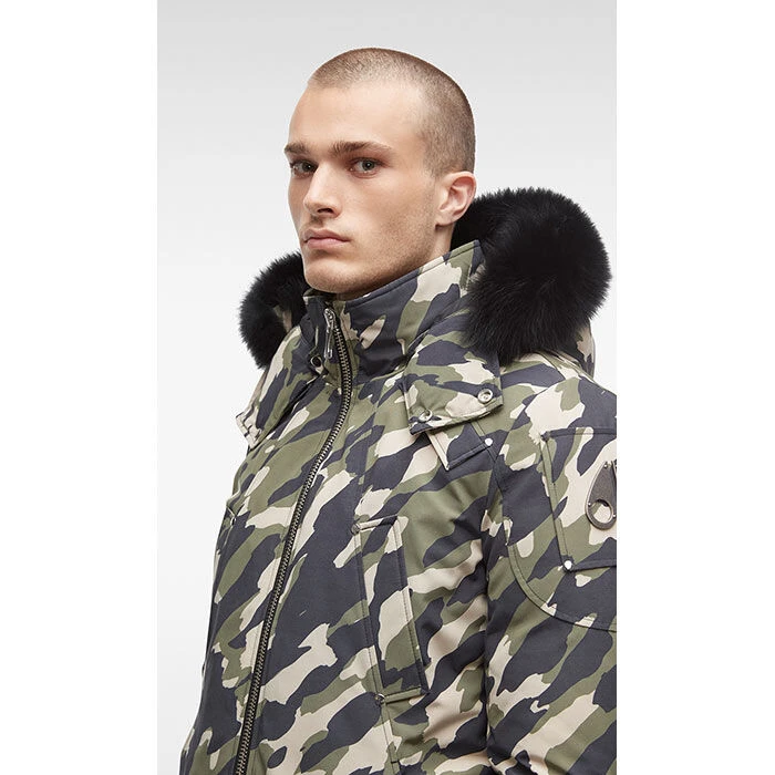 MOOSE KNUCKLES Men's Camo Ballistic Bomber Jacket - Image 5
