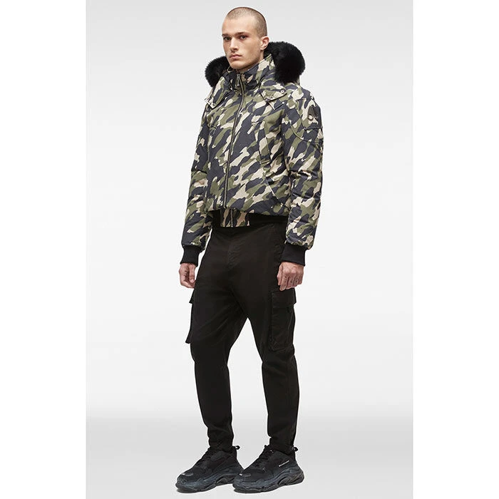 MOOSE KNUCKLES Men's Camo Ballistic Bomber Jacket - Image 6