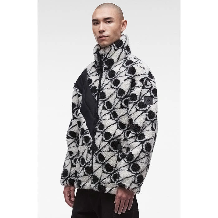 MOOSE KNUCKLES Men's Red Rooster Zip-Up Jacket