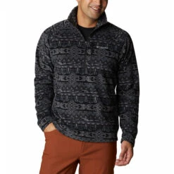 Columbia Men's Fast Trek™ Printed Half-Zip Fleece Pullover Top