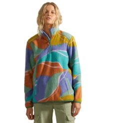 Billabong Women's A/Div Boundary Mock 3 Half-Zip Top