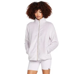 Volcom Women's Pheelin Phuzzy Zip Fleece Jacket