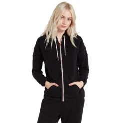 Volcom Women's Lived In Lounge Zip Fleece Hoodie