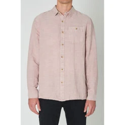 Men's At Work Long Sleeve Hemp Shirt