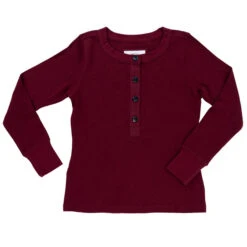 Women's Organic Cotton Thermal Henley Top