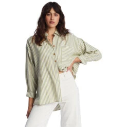 Billabong Women's In The Tide Road Trippin Long Sleeve Shirt